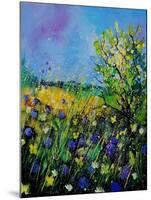 Landscape With Cornflowers 459060-Pol Ledent-Mounted Art Print