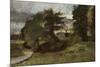 Landscape with Cottages, 1809-10-John Constable-Mounted Giclee Print