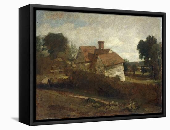 Landscape with Cottages, c.1809-John Constable-Framed Stretched Canvas