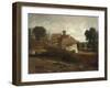 Landscape with Cottages, c.1809-John Constable-Framed Premium Giclee Print