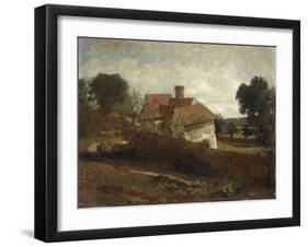 Landscape with Cottages, c.1809-John Constable-Framed Premium Giclee Print