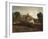 Landscape with Cottages, c.1809-John Constable-Framed Premium Giclee Print