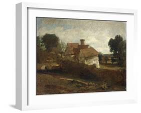 Landscape with Cottages, c.1809-John Constable-Framed Giclee Print