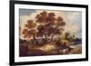 Landscape with Cow and Sheep, C.1795-Gainsborough Dupont-Framed Giclee Print