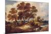 Landscape with Cow and Sheep, C.1795-Gainsborough Dupont-Mounted Giclee Print