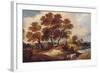 Landscape with Cow and Sheep, C.1795-Gainsborough Dupont-Framed Giclee Print