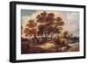 Landscape with Cow and Sheep, C.1795-Gainsborough Dupont-Framed Giclee Print