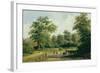 Landscape with Cows, 19Th Century (Oil on Canvas)-Alfred Vickers-Framed Giclee Print