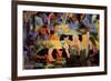 Landscape with Cows and Camels-Auguste Macke-Framed Premium Giclee Print