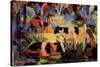 Landscape with Cows and Camels-Auguste Macke-Stretched Canvas
