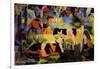 Landscape with Cows and Camels-Auguste Macke-Framed Art Print