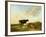 Landscape with Cows and Sheep, 1850-Thomas Sidney Cooper-Framed Giclee Print