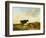 Landscape with Cows and Sheep, 1850-Thomas Sidney Cooper-Framed Giclee Print