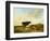 Landscape with Cows and Sheep, 1850-Thomas Sidney Cooper-Framed Giclee Print