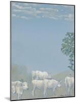 Landscape with Cows-Arthur Bowen Davies-Mounted Giclee Print