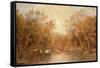 Landscape with Cows-Ralph Albert Blakelock-Framed Stretched Canvas