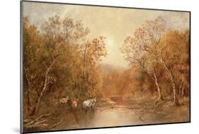 Landscape with Cows-Ralph Albert Blakelock-Mounted Giclee Print