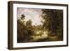 Landscape with CowsPaisaje Con Vacas, 1882-Esteban Chartrand-Framed Giclee Print