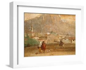 Landscape with Cupid, 1757-Giambattista Tiepolo-Framed Giclee Print