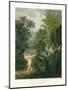 Landscape with Cupid Aiming an Arrow at a Parrot or Queen Flower, from "The Temple of Flora"-Philip Reinagle-Mounted Giclee Print