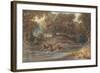 Landscape with Deer, North Carolina, c.1820-Joshua Shaw-Framed Giclee Print