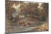 Landscape with Deer, North Carolina, c.1820-Joshua Shaw-Mounted Giclee Print