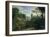 Landscape with Diogenes, 1648-Nicolas Poussin-Framed Giclee Print