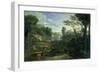 Landscape with Diogenes, 1648-Nicolas Poussin-Framed Giclee Print