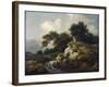 Landscape with Dune and Small Waterfall-Jacob Isaacksz Van Ruisdael-Framed Giclee Print