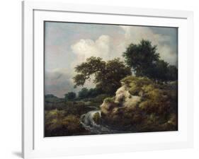 Landscape with Dune and Small Waterfall-Jacob Isaacksz Van Ruisdael-Framed Giclee Print