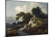 Landscape with Dune and Small Waterfall-Jacob Isaacksz Van Ruisdael-Mounted Giclee Print