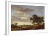 Landscape with Egmond Abbey in the Distance, 1657-Salomon van Ruisdael or Ruysdael-Framed Giclee Print