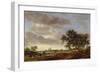 Landscape with Egmond Abbey in the Distance, 1657-Salomon van Ruisdael or Ruysdael-Framed Giclee Print