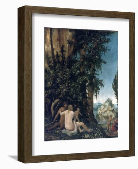 Landscape with Family of Satyrs, 1507-Albrecht Altdorfer-Framed Giclee Print