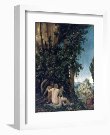 Landscape with Family of Satyrs, 1507-Albrecht Altdorfer-Framed Giclee Print