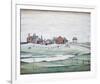 Landscape with Farm Buildings, 1954-Laurence Stephen Lowry-Framed Giclee Print