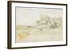 Landscape with Farm Buildings, C.1884-James Abbott McNeill Whistler-Framed Giclee Print