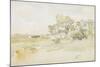 Landscape with Farm Buildings, C.1884-James Abbott McNeill Whistler-Mounted Giclee Print