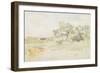 Landscape with Farm Buildings, C.1884-James Abbott McNeill Whistler-Framed Premium Giclee Print