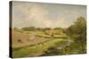 Landscape with Farm Buildings-James Peel-Stretched Canvas