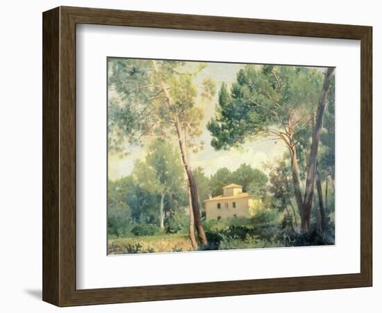 Landscape with Farmhouse-Alessandro Franchi-Framed Giclee Print