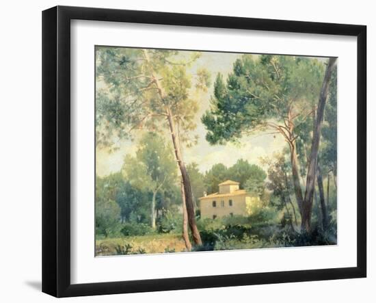 Landscape with Farmhouse-Alessandro Franchi-Framed Giclee Print