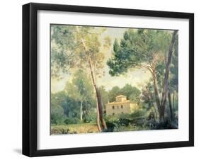 Landscape with Farmhouse-Alessandro Franchi-Framed Giclee Print