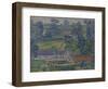 Landscape with Farmhouses, C.1912-13 (Oil on Canvas)-Charles Ginner-Framed Giclee Print