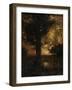 Landscape with Figure, C.1890-Alexander Helwig Wyant-Framed Giclee Print