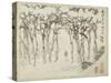 Landscape with Figure, from an Album of Landscapes and Calligraphy for Liu Songfu, 1895-96-Xugu-Stretched Canvas