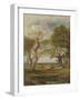 Landscape with Figures, 1816-John Linnell-Framed Giclee Print