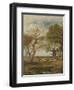 Landscape with Figures, 1816-John Linnell-Framed Giclee Print