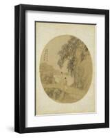 Landscape with Figures, 1883-null-Framed Giclee Print