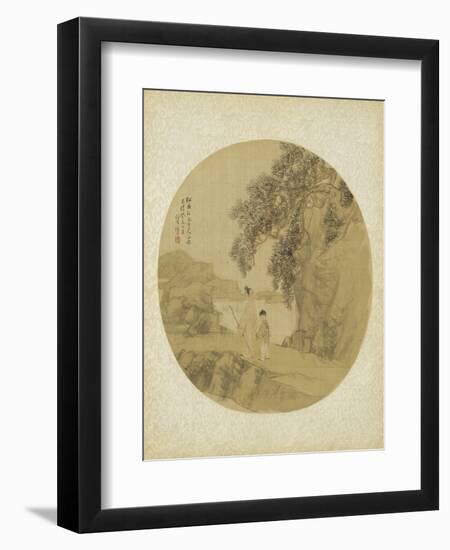 Landscape with Figures, 1883-null-Framed Giclee Print